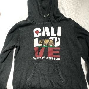 Dark gray hoodie